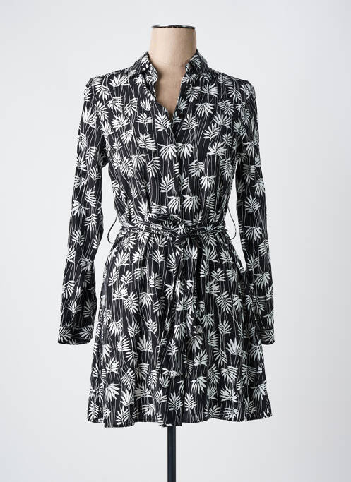 Robe courte manches longues manches longues noir SALSA femme