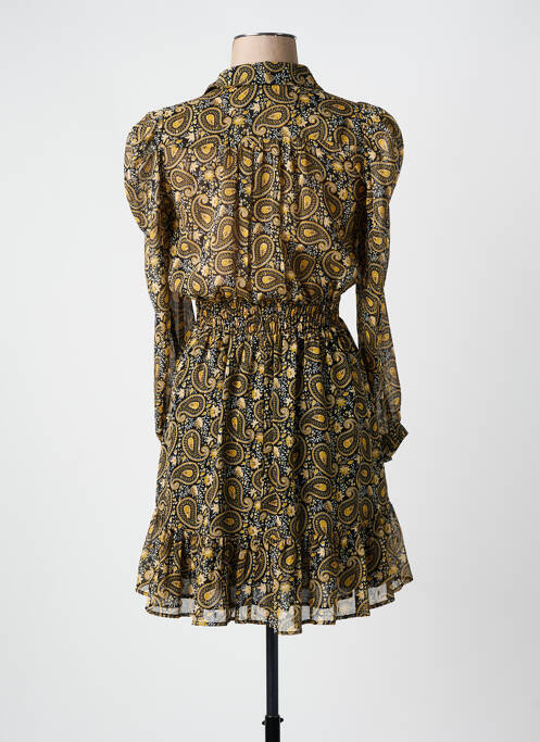 Robe courte jaune MORGAN femme