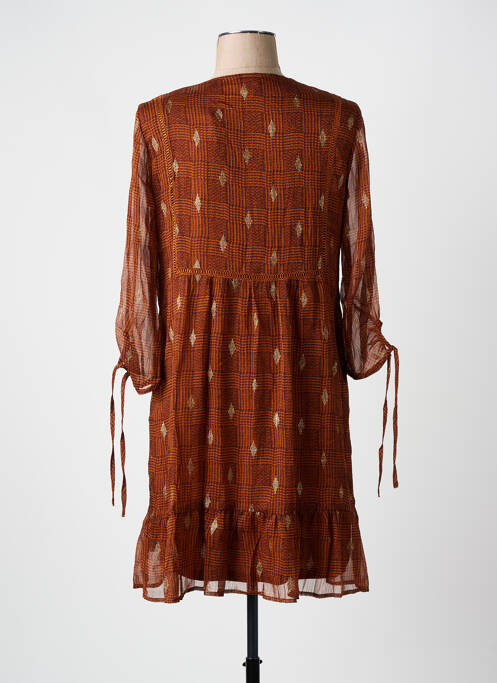 Robe courte orange GRACE & MILA femme