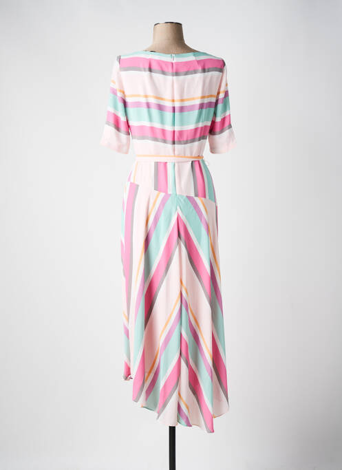 Robe longue rose COMMA, femme