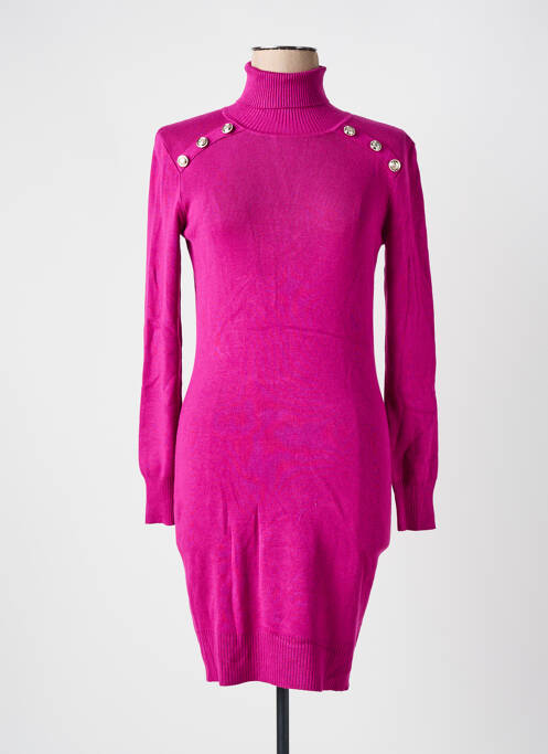 Robe pull rose MORGAN pour femme