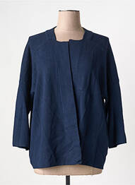 Gilet manches longues stretch bleu TRICOTONIC femme