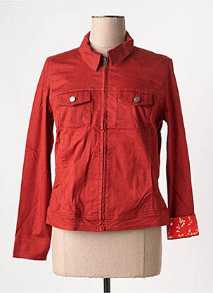 Veste casual col chemisier rouge LA FIANCEE DU MEKONG femme