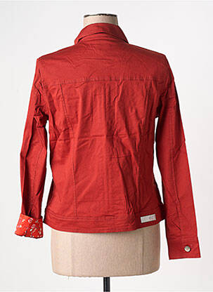 Veste casual col chemisier rouge LA FIANCEE DU MEKONG femme