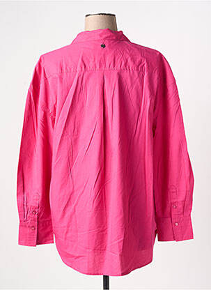 Chemisier coupe droite manches longues rose GARCIA femme