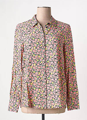 Chemisier coupe droite manches longues rose VERO MODA femme