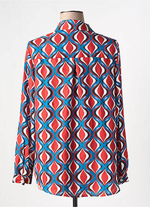 Chemisier tissage crêpe manches longues bleu IT HIPPIE femme
