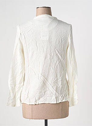 Blouse col rond manches longues blanc COMPAÑIA FANTASTICA femme