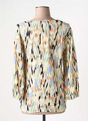 Blouse imprimé fantaisie manches longues beige GARCIA femme