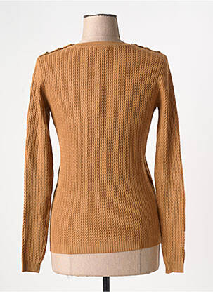 Pull coupe cintrée manches longues marron MOLLY BRACKEN femme
