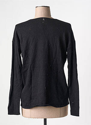 Pull col v manches longues noir SUD EXPRESS femme
