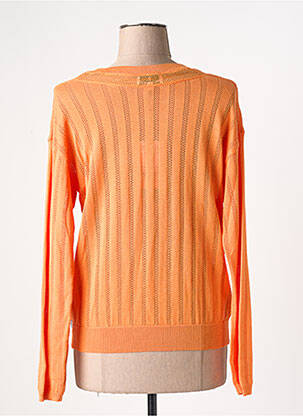 Pull coupe cintrée manches longues orange FREEMAN T.PORTER femme