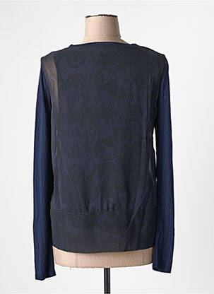 T-shirt manches longues manches longues bleu DESIGUAL femme