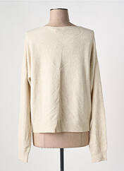 Gilet manches longues beige SIGNE NATURE pour femme seconde vue