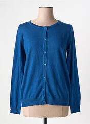 Gilet manches longues bleu SO SWEET pour femme seconde vue