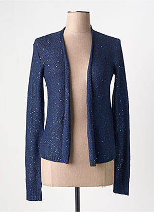 Gilet manches longues bleu SUD EXPRESS pour femme