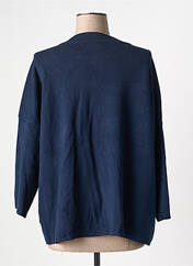 Gilet manches longues bleu TRICOTONIC pour femme seconde vue