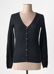 Gilet manches longues noir TRICOTONIC pour femme seconde vue