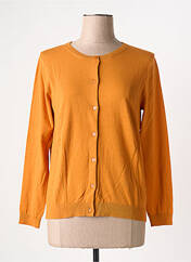 Gilet manches longues orange NICE THINGS pour femme seconde vue