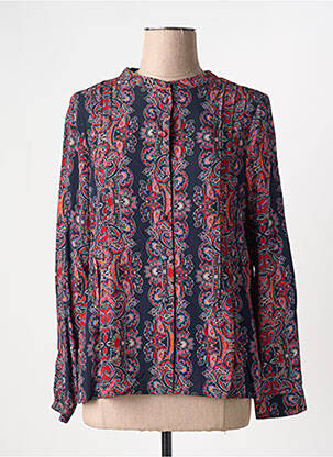 Chemisier bleu LA FEE MARABOUTEE pour femme