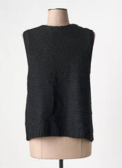 Gilet sans manche noir SIGNE NATURE pour femme seconde vue