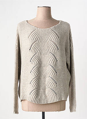 Pull beige SUD EXPRESS pour femme