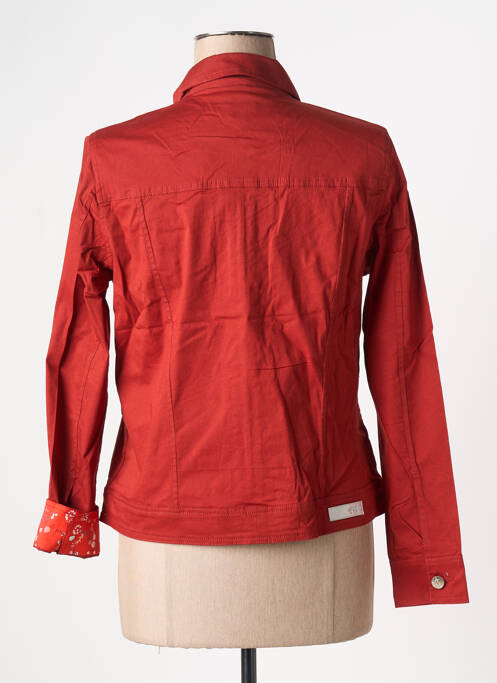 Veste casual col chemisier rouge LA FIANCEE DU MEKONG femme