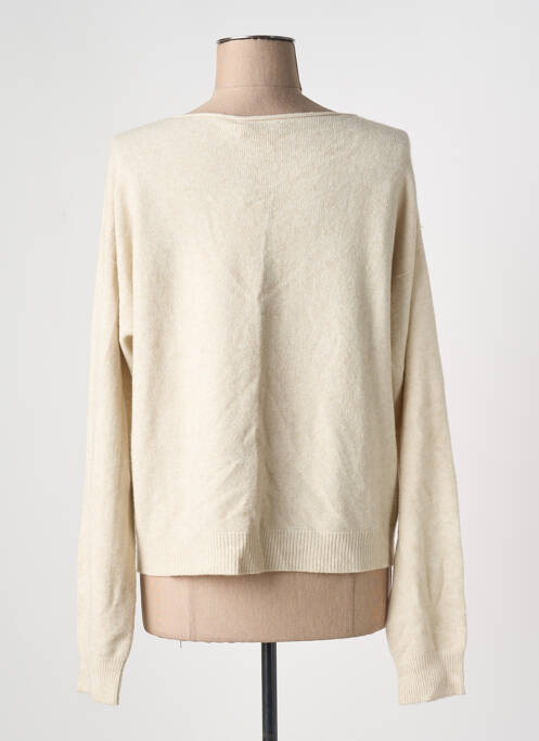 Gilet manches longues coupe cintrée beige SIGNE NATURE femme