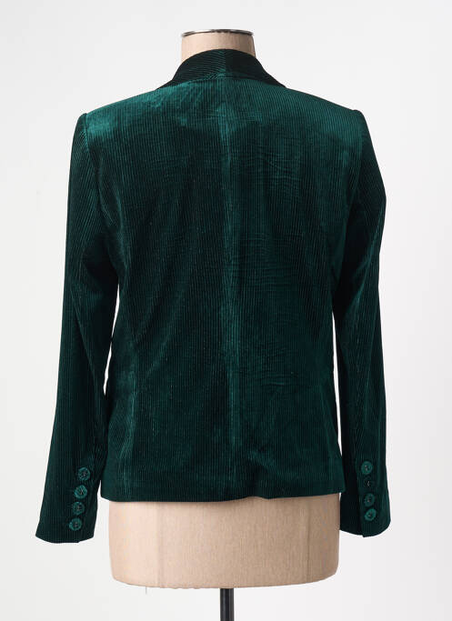 Blazer poignets boutonnés vert SEE U SOON femme