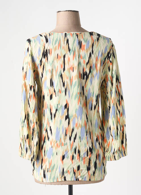 Blouse imprimé fantaisie manches longues beige GARCIA femme