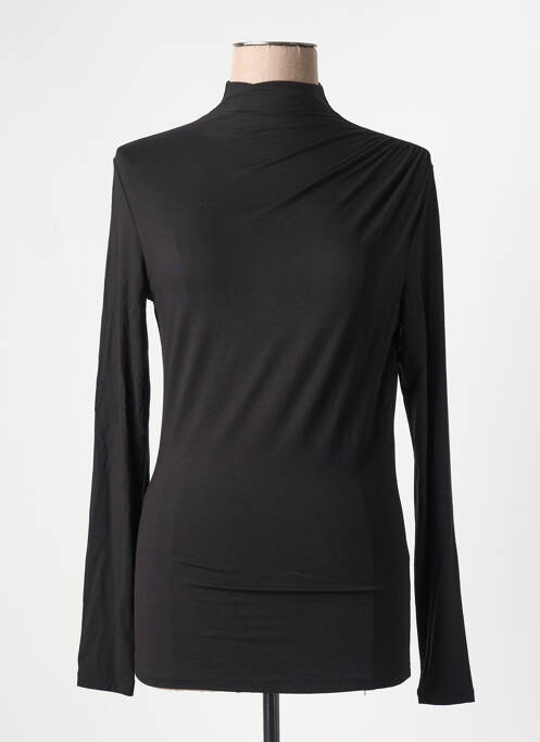T-shirt stretch manches longues noir GARCIA femme