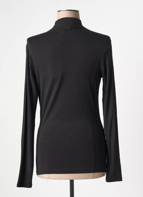 T-shirt stretch manches longues noir GARCIA femme