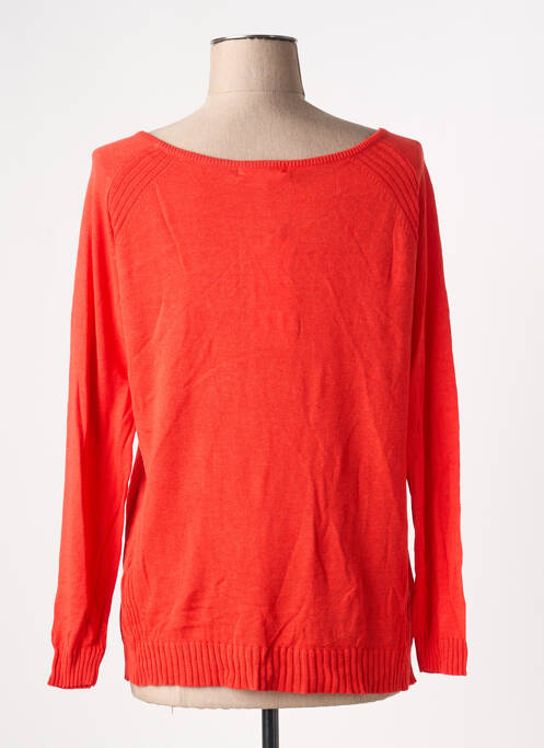 Pull coupe cintrée manches longues rouge SEE U SOON femme