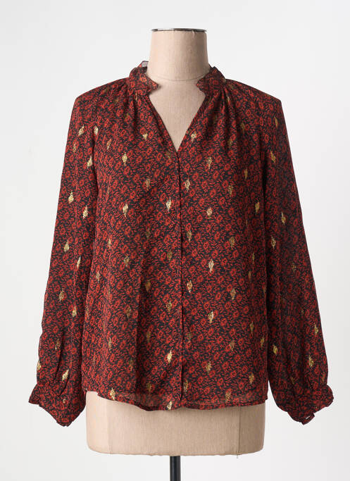 Blouse orange SEE U SOON pour femme