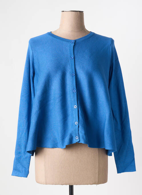 Gilet manches longues bleu COMPAÑIA FANTASTICA pour femme