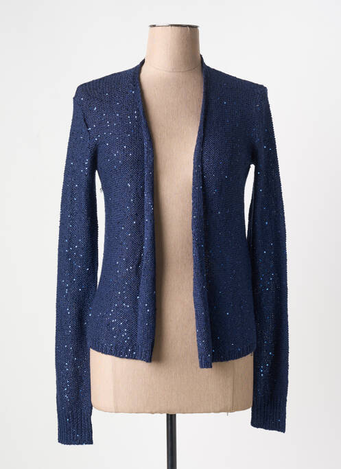 Gilet manches longues bleu SUD EXPRESS pour femme