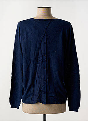 Pull coupe droite manches longues bleu SEE U SOON femme