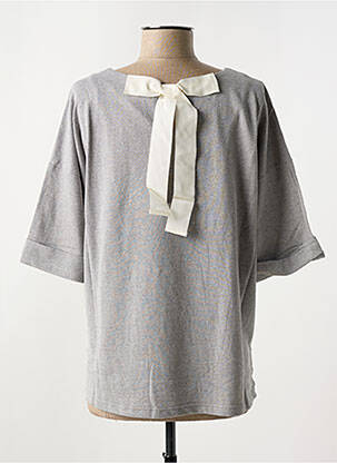 Top manches courtes manches courtes gris SEE U SOON femme