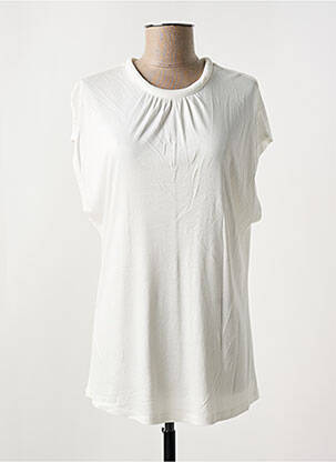 T-shirt coupe droite manches courtes blanc S.OLIVER femme
