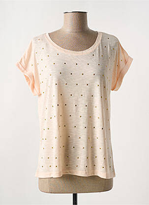T-shirt coupe droite manches courtes rose BEST MOUNTAIN femme