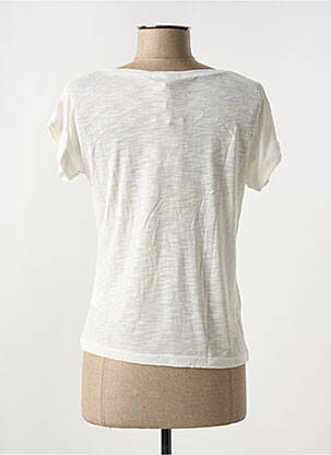 T-shirt coupe droite manches courtes blanc BEST MOUNTAIN femme