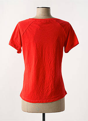 T-shirt coupe cintrée manches courtes rouge ONLY PLAY femme