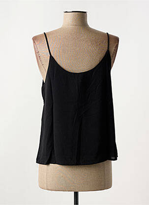 Top coupe fluide sans manche noir NOEMIE & CO femme