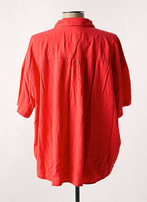Chemisier manches courtes manches courtes rouge GARCIA femme