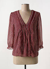Blouse rouge FREEMAN T.PORTER pour femme seconde vue