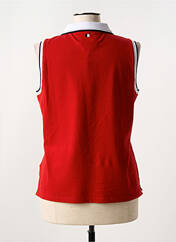 Polo rouge DELAHAYE pour femme seconde vue