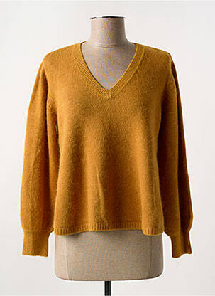 Pull jaune SEE U SOON pour femme