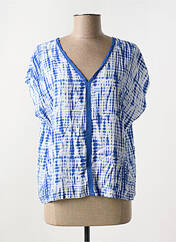 Top bleu LA FEE MARABOUTEE pour femme seconde vue