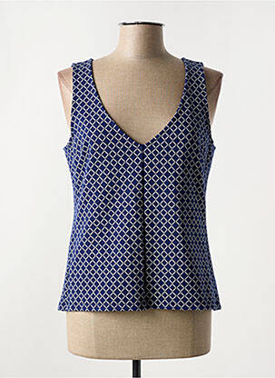 Top bleu NICE THINGS pour femme