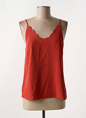 Top orange EMMA & ELLA pour femme